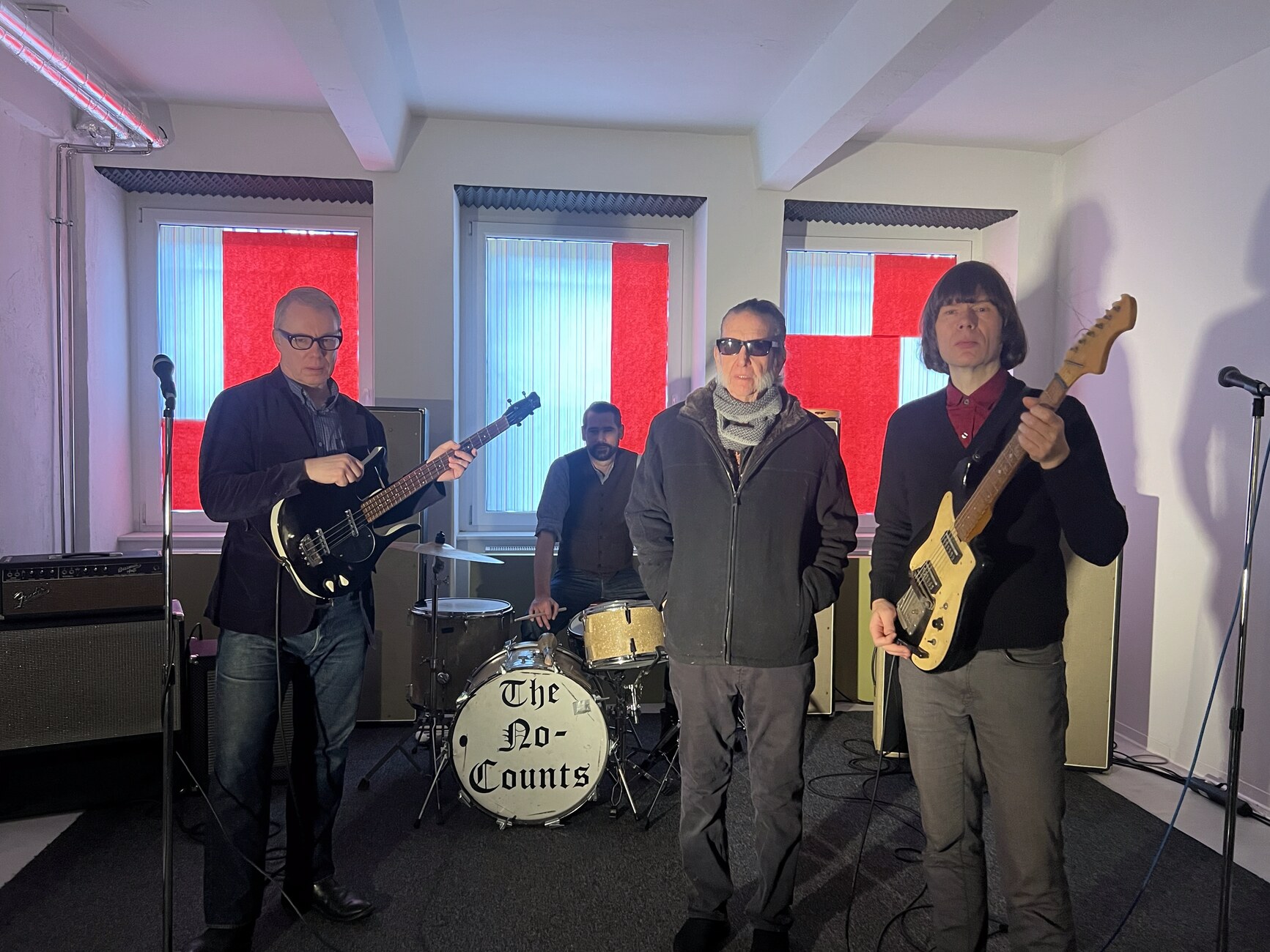 Ty Wagner and The No Counts rehearsing
