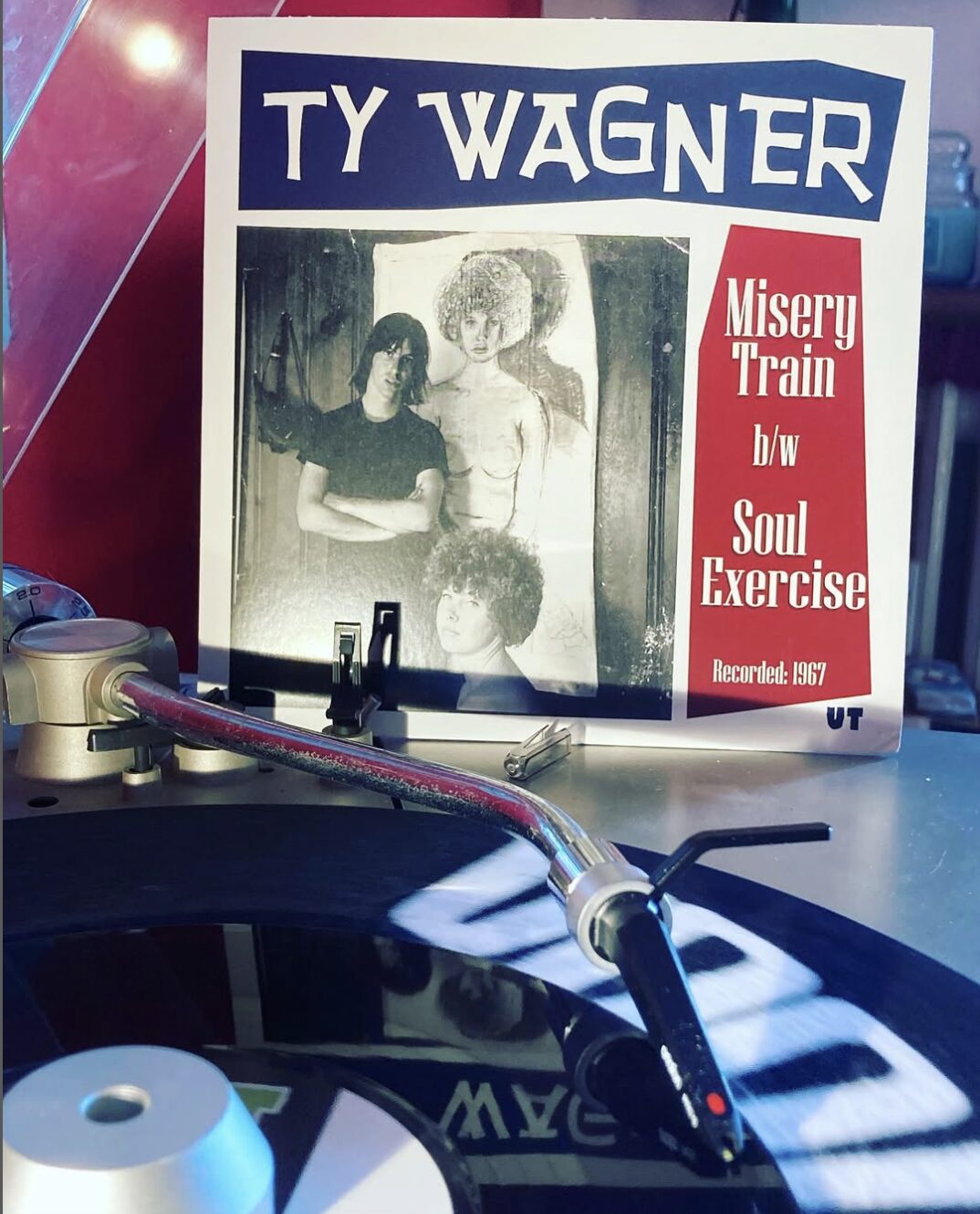 Ty Wagner Misery Train 45 vinyl record