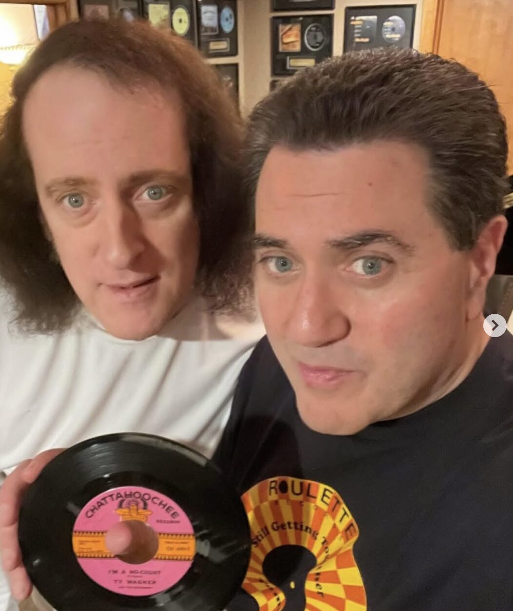 Ty Wagner with the I'm a No Count 45 vinyl